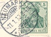Pieczęć poczty  Neumark Wpr 1910 r.